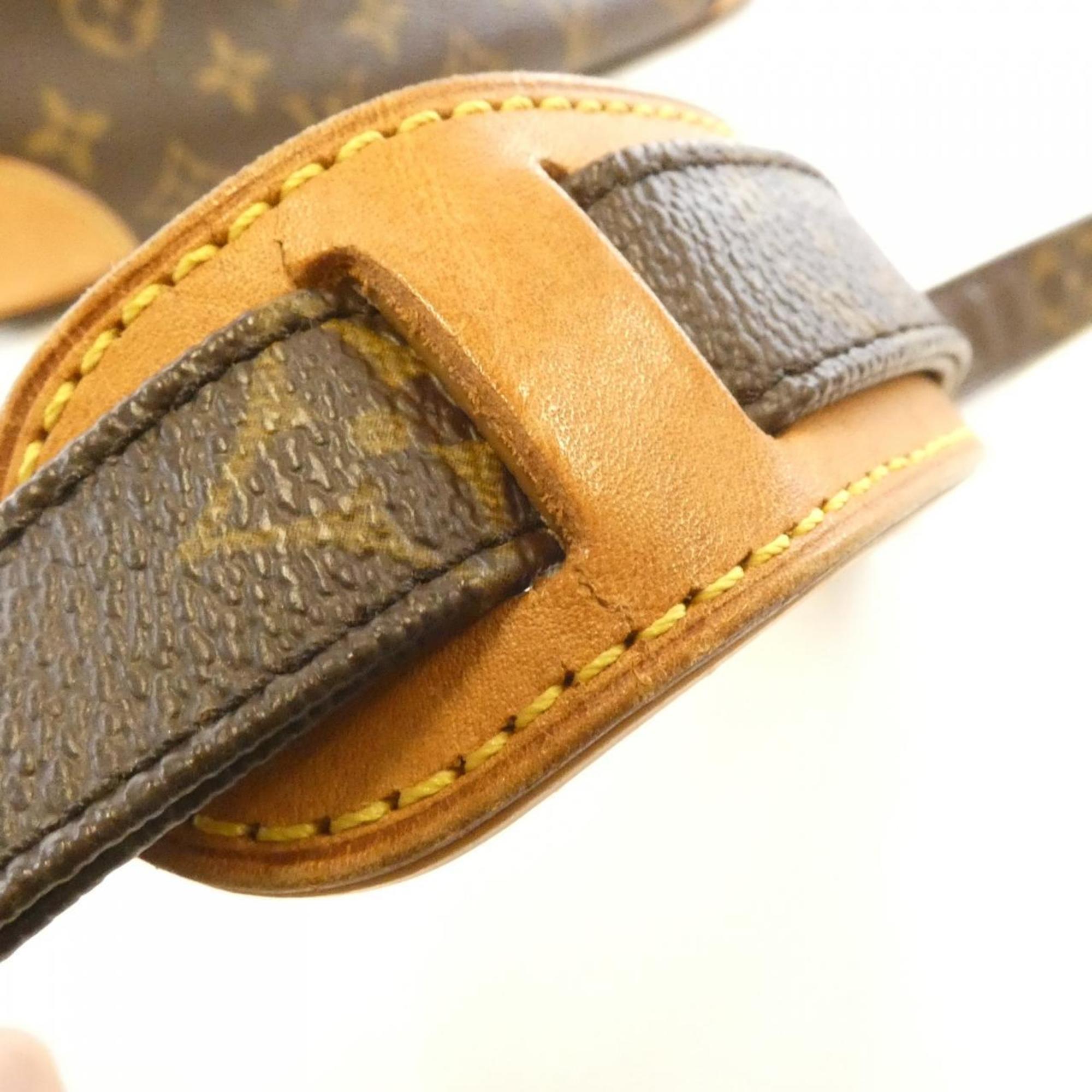 Louis Vuitton Marron Coated Canvas Shoulder Bag