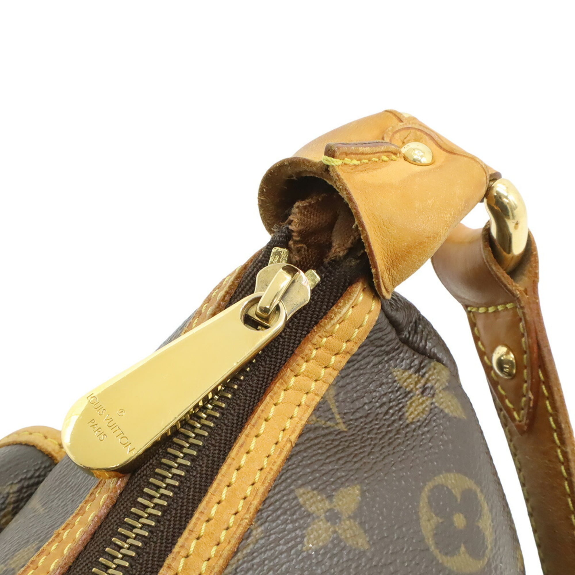 Louis Vuitton Brown Canvas Shoulder Bag