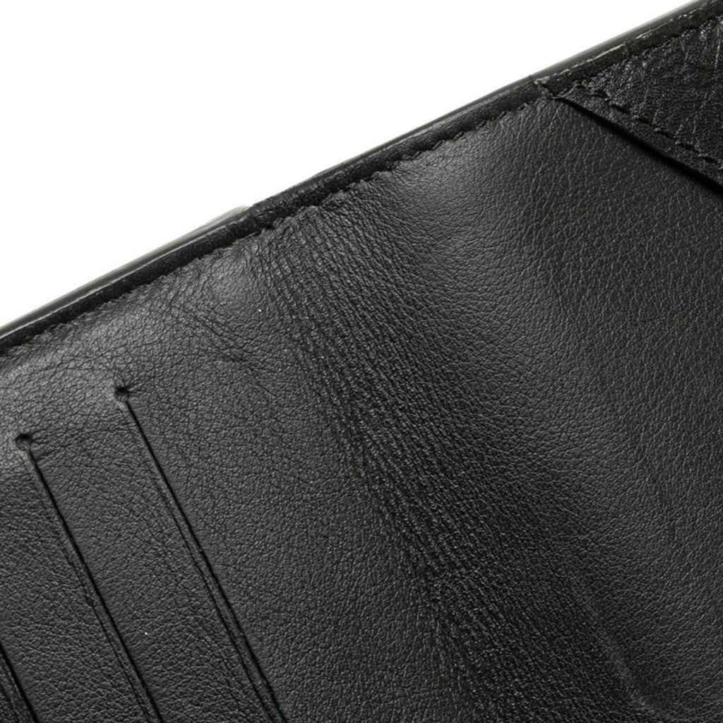 Louis Vuitton Black Noir Leather Coin Purse/Coin Case