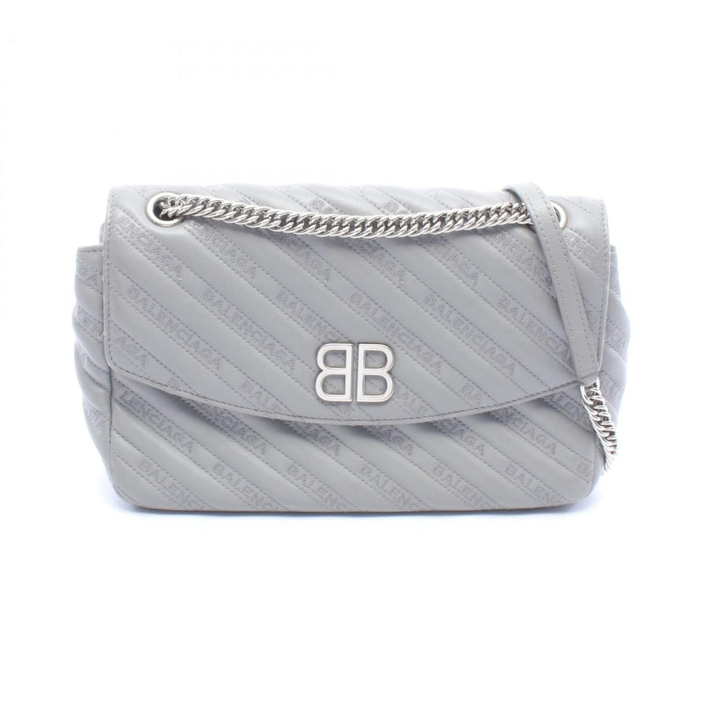 Balenciaga Gray Leather Handbag Shoulder