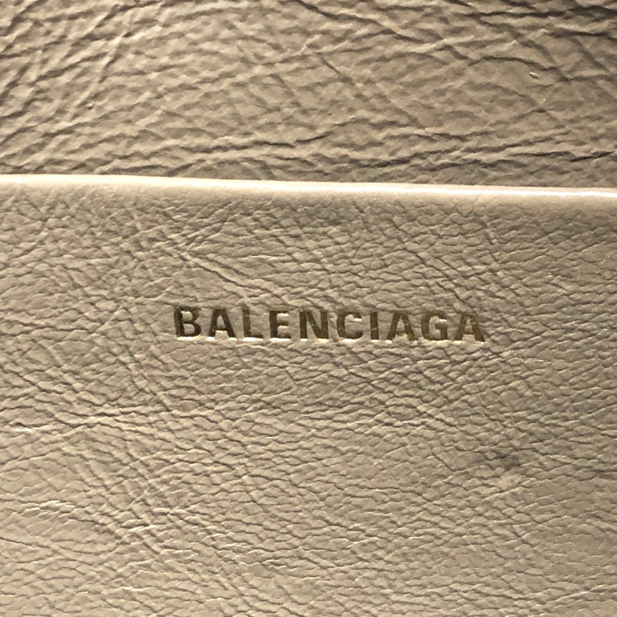 Balenciaga Brown Leather Clutch