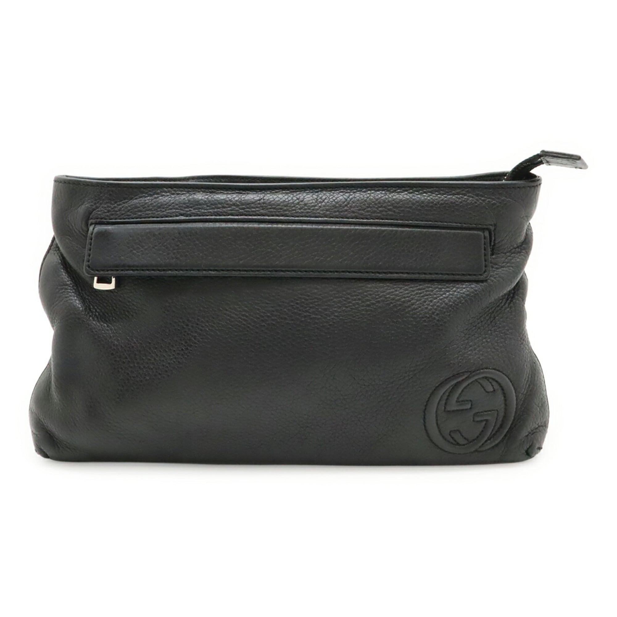 Gucci Soho Black Leather Shoulder Bag Sling Bag (Pre-Owned)
