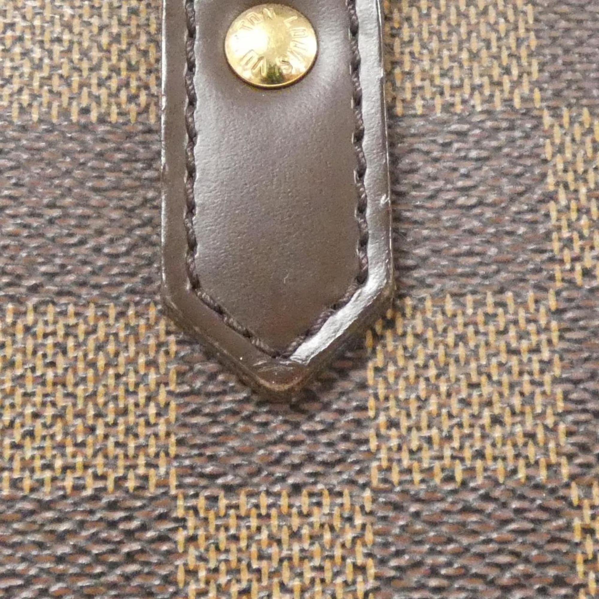 Louis Vuitton Brown Coated Canvas Handbag