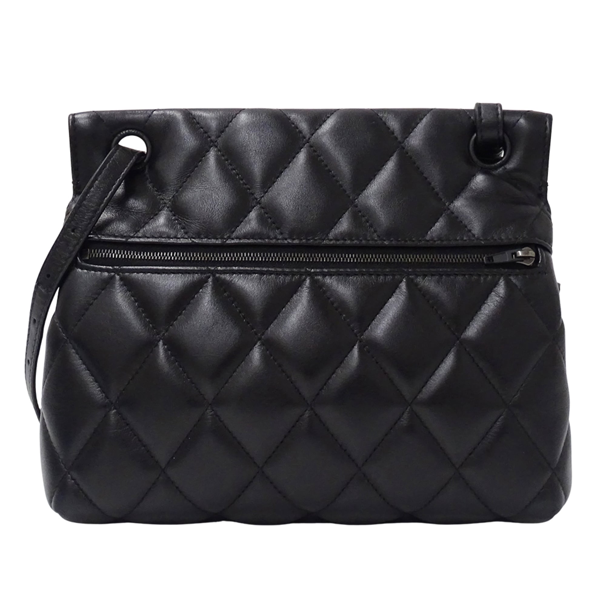 Balenciaga Black Leather Handbag Shoulder