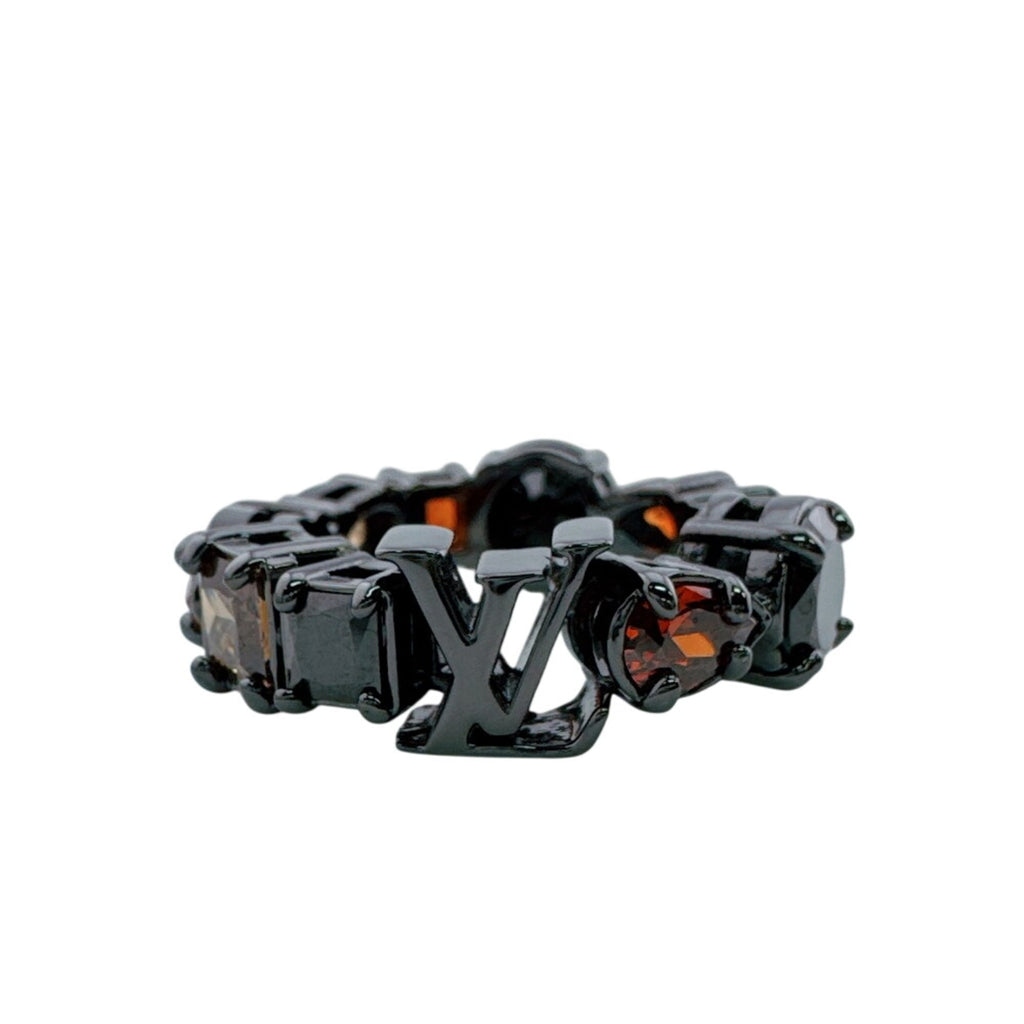 Louis Vuitton Black Metal Band Ring