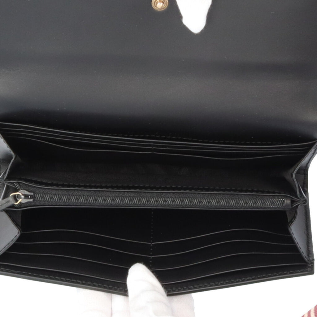 Gucci Black Leather Coin Purse/Coin Case (Pre-Owned)