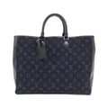 Louis Vuitton Blue Cobalt Jacquard Leather Handbag