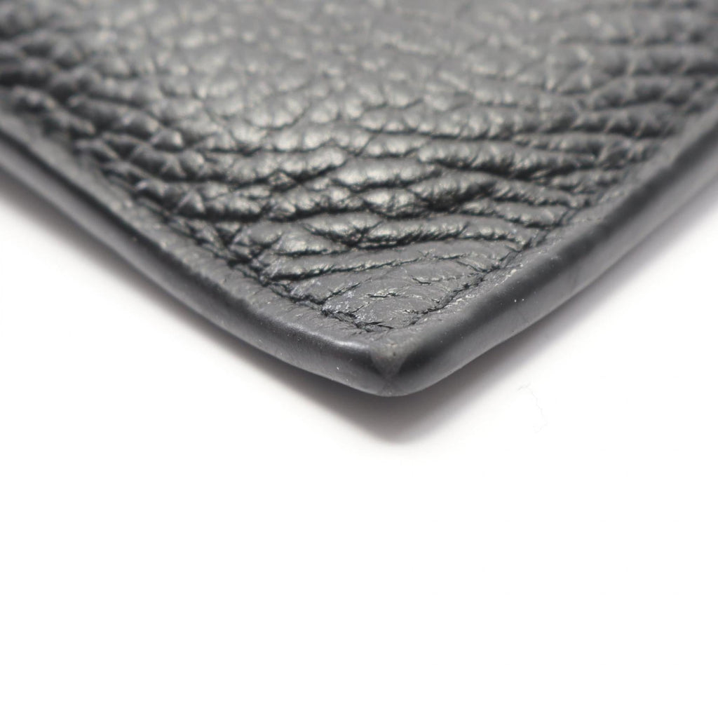 Balenciaga Black Leather Coin Purse/Coin Case