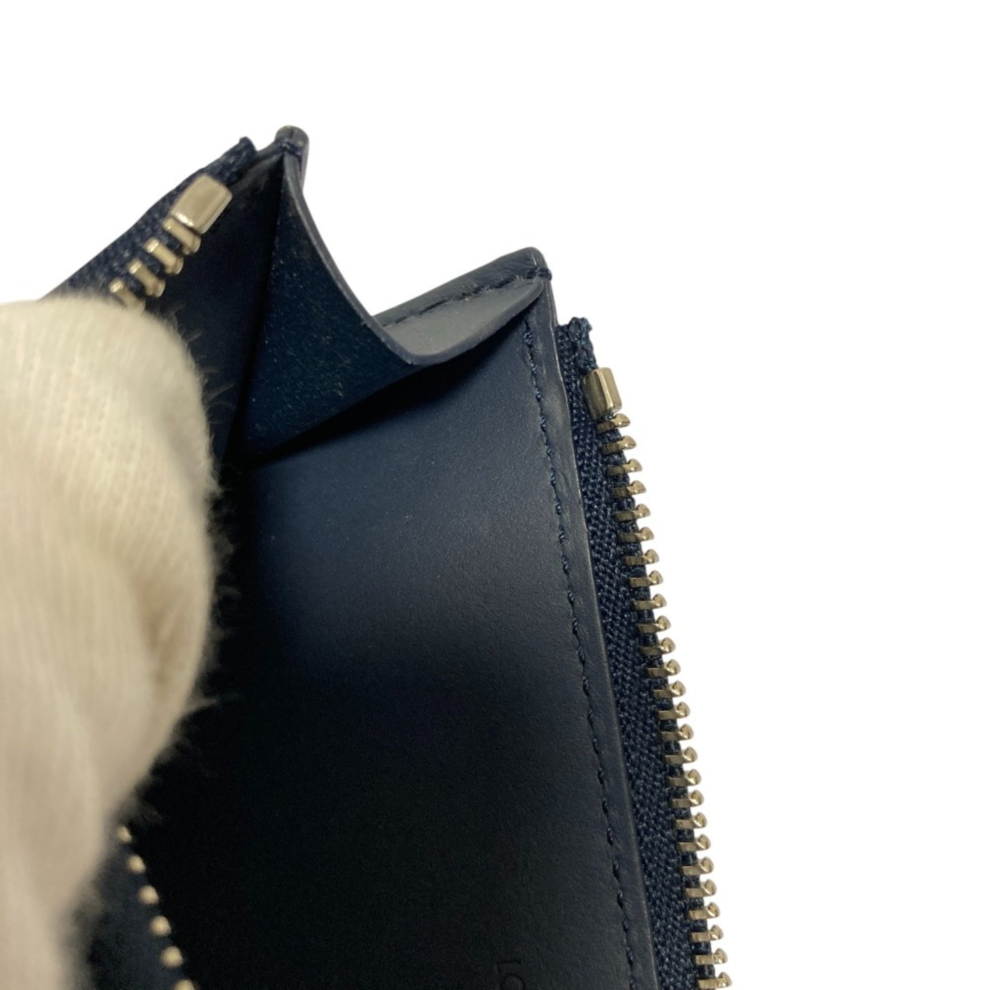 Louis Vuitton Navy Coin Purse/Coin Case