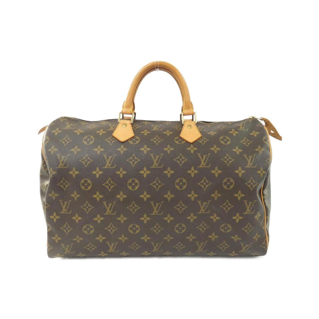 Louis Vuitton Marron Coated Canvas Boston Bag