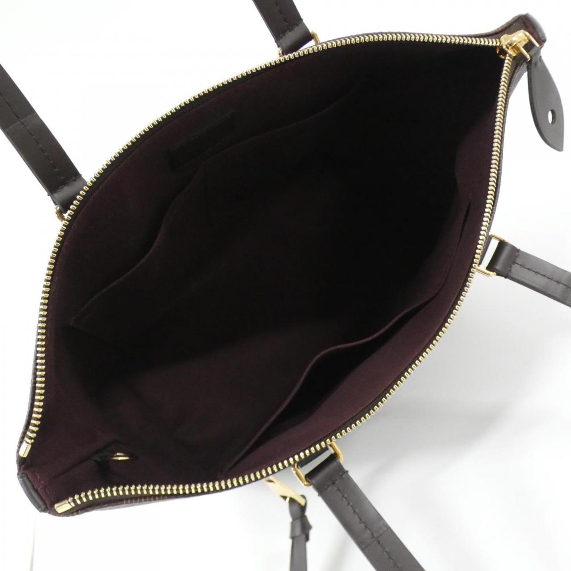Louis Vuitton Ebene Coated Canvas Handbag