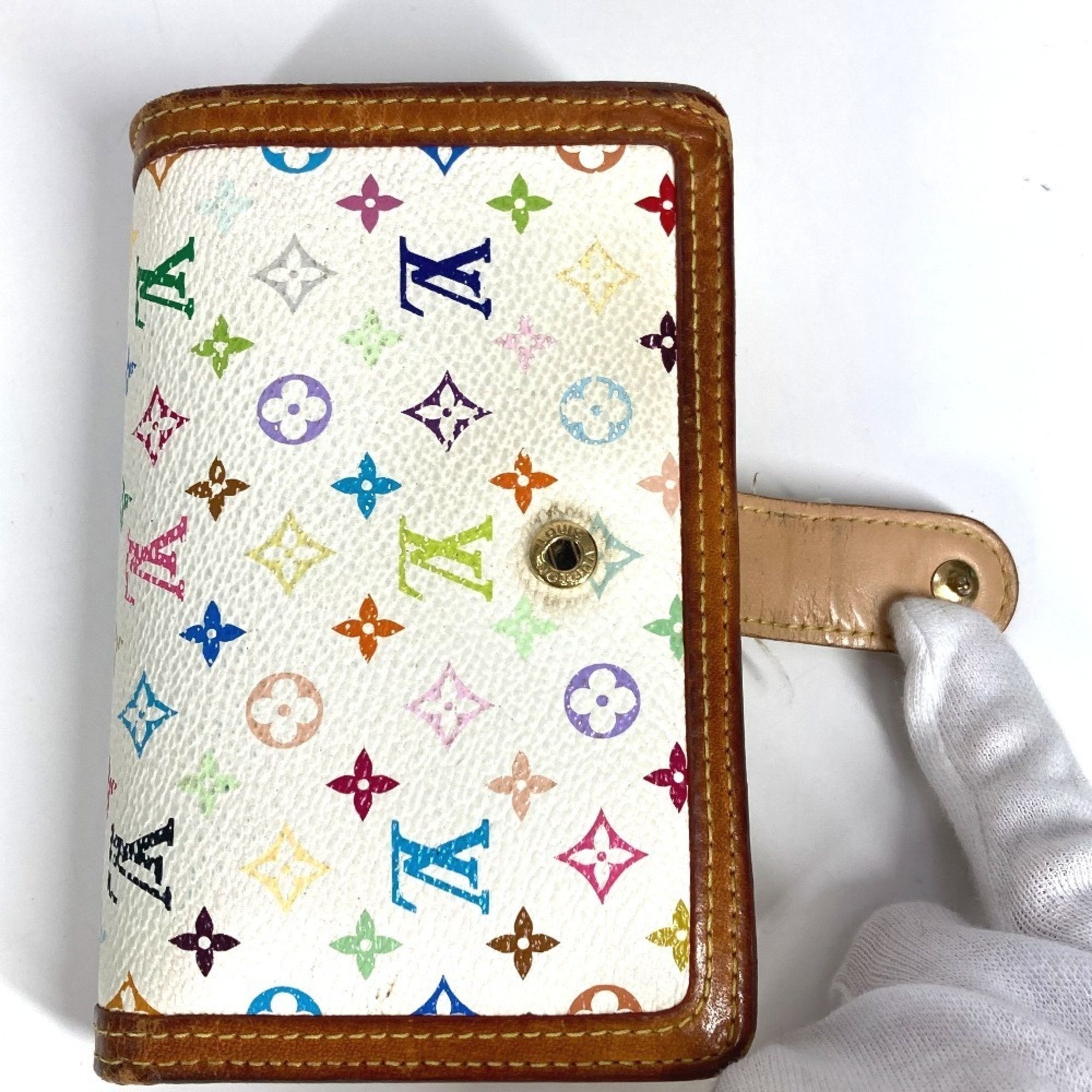 Louis Vuitton Blanc Monogram Multi-Color White Monogram Multicolore Wallet