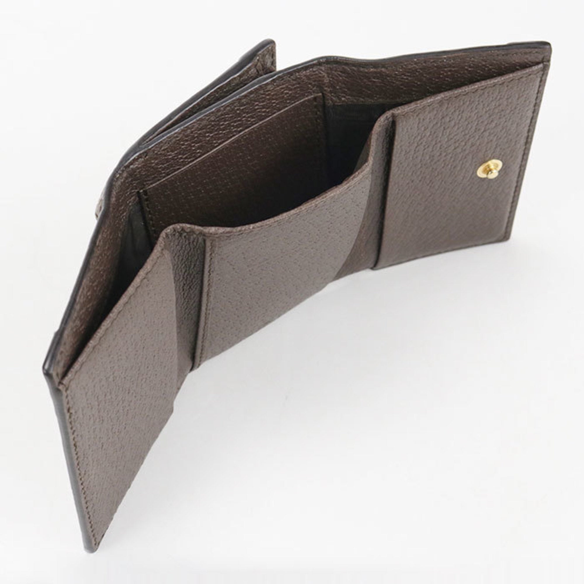 Gucci Gg Supreme Beige Gg Supreme Wallet (Tri-Fold) (Pre-Owned)