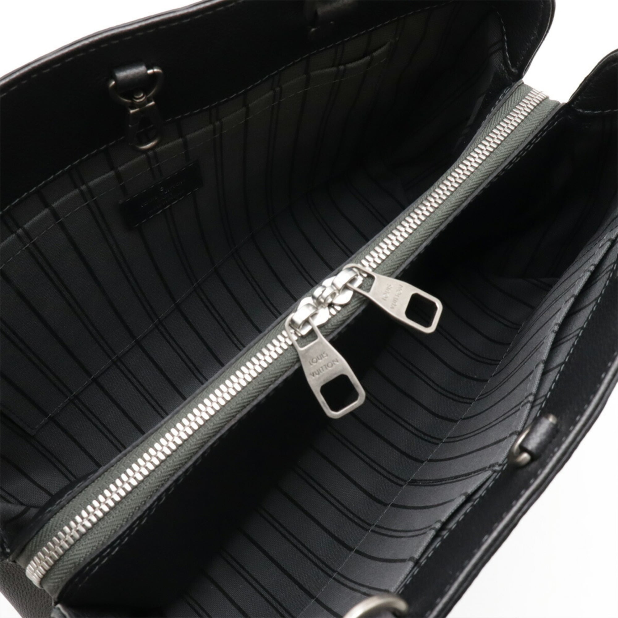 Louis Vuitton Black Noir Monogram Empreinte Handbag Shoulder Bag