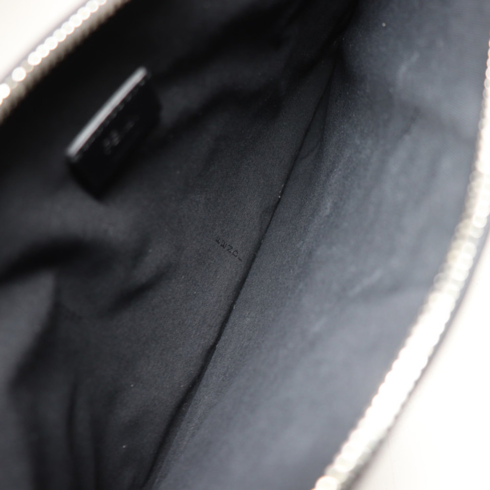 Fendi Black Multi-Color Leather Clutch Bag Handbag Pouch