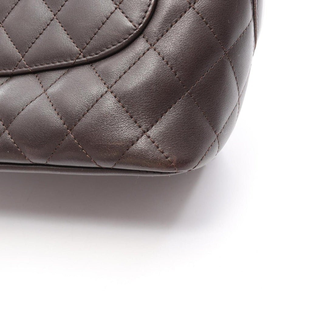 Chanel Brown Cambon Ligne Handbag Tote Bag