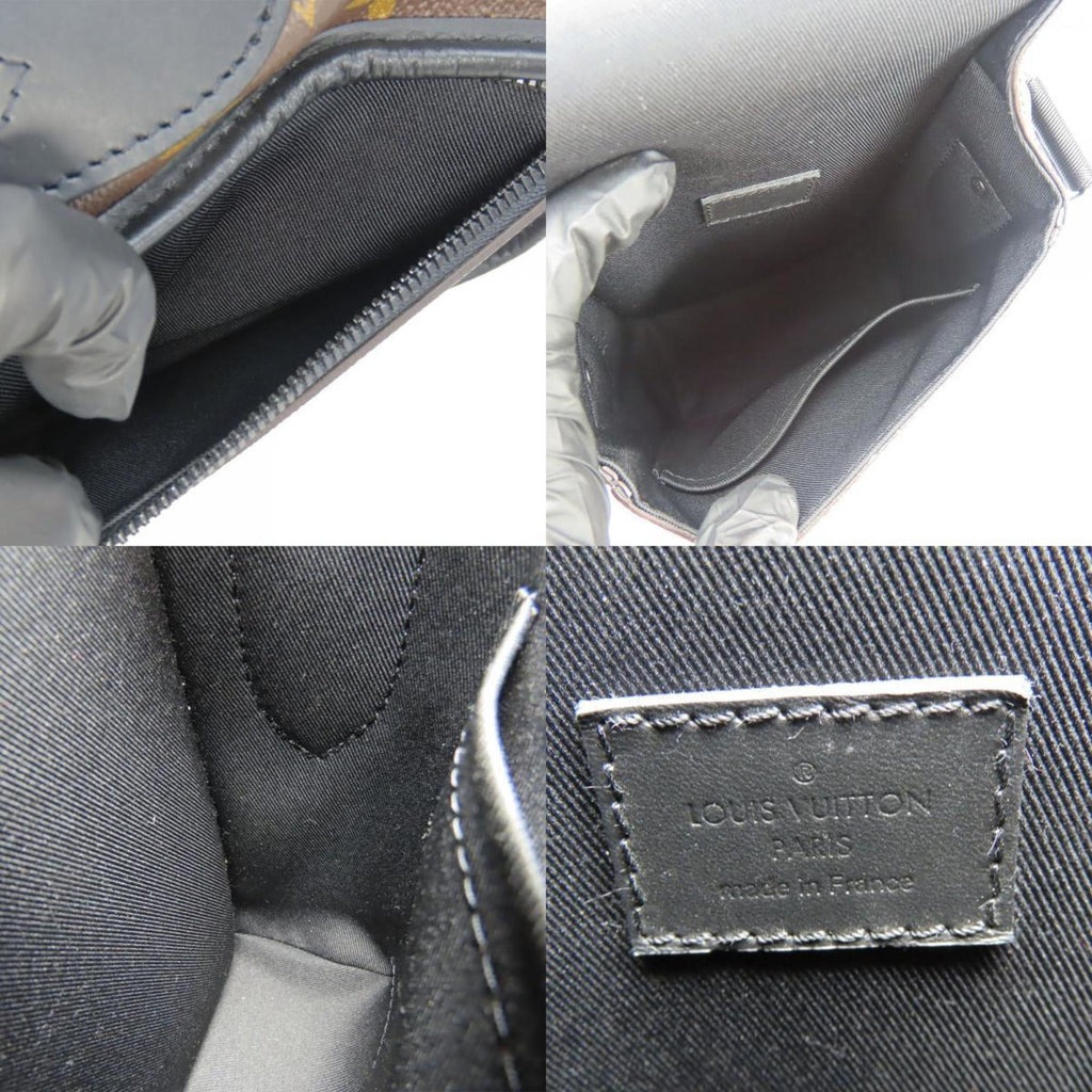 Louis Vuitton Monogram Macassar Black Brown Shoulder Bag