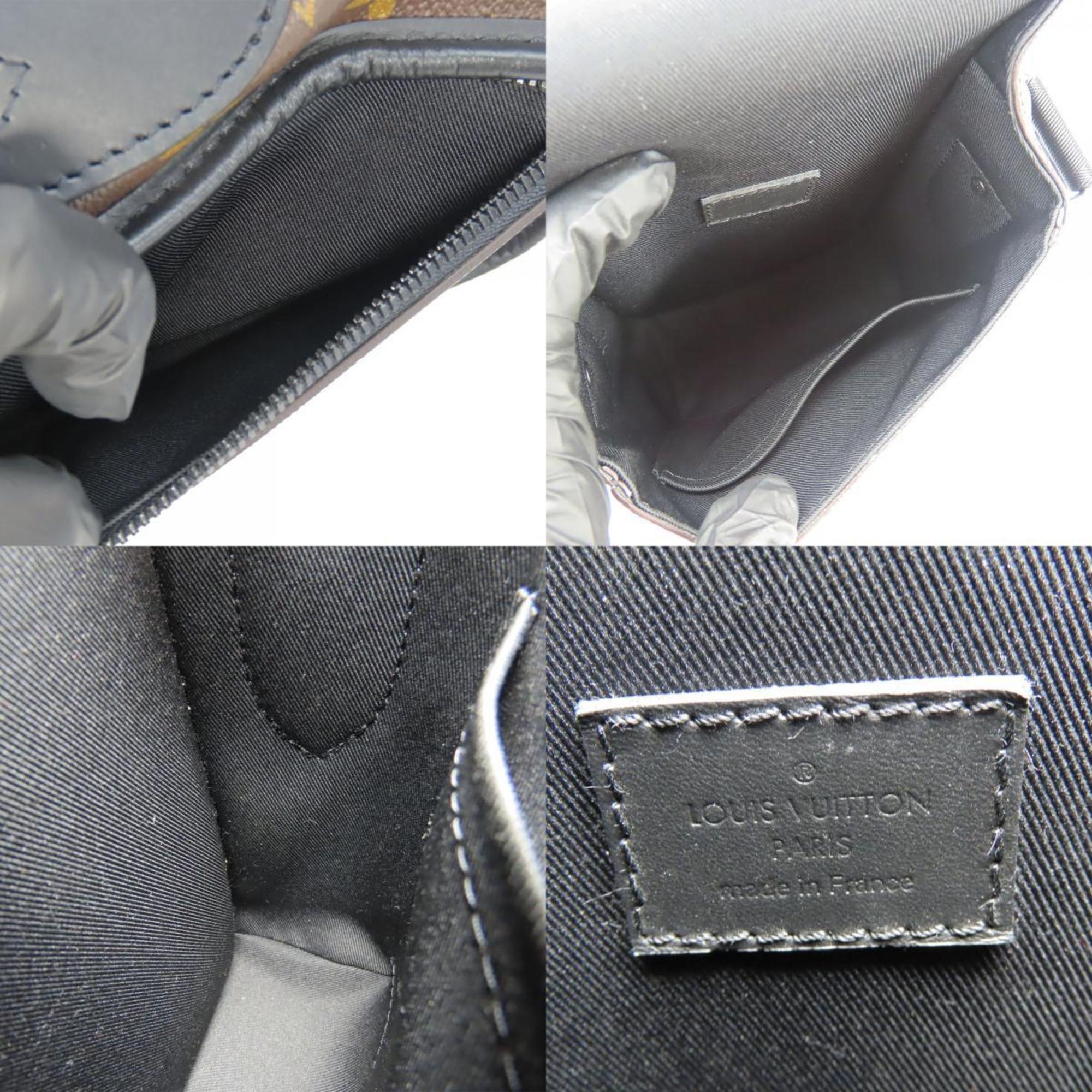 Louis Vuitton Monogram Macassar Black Brown Shoulder Bag