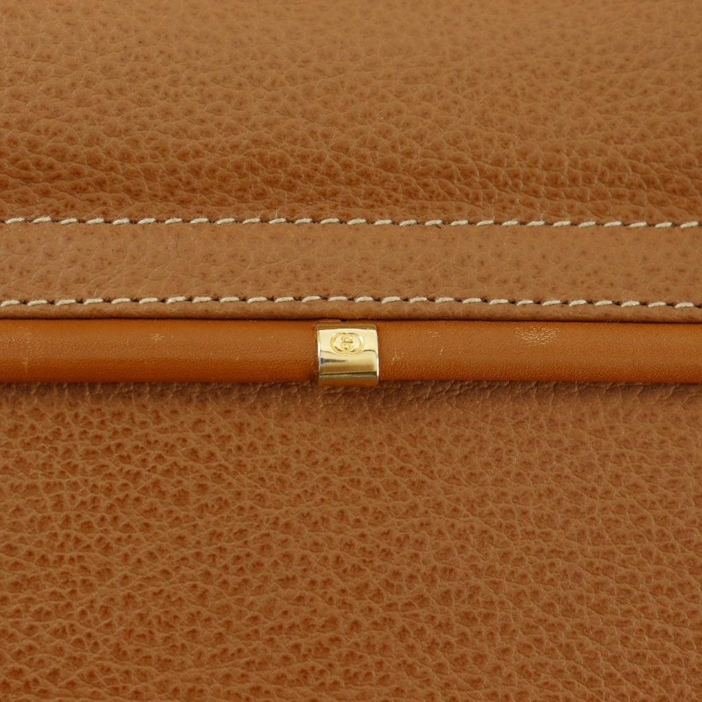 Gucci Brown Leather Tote Bag (Pre-Owned)