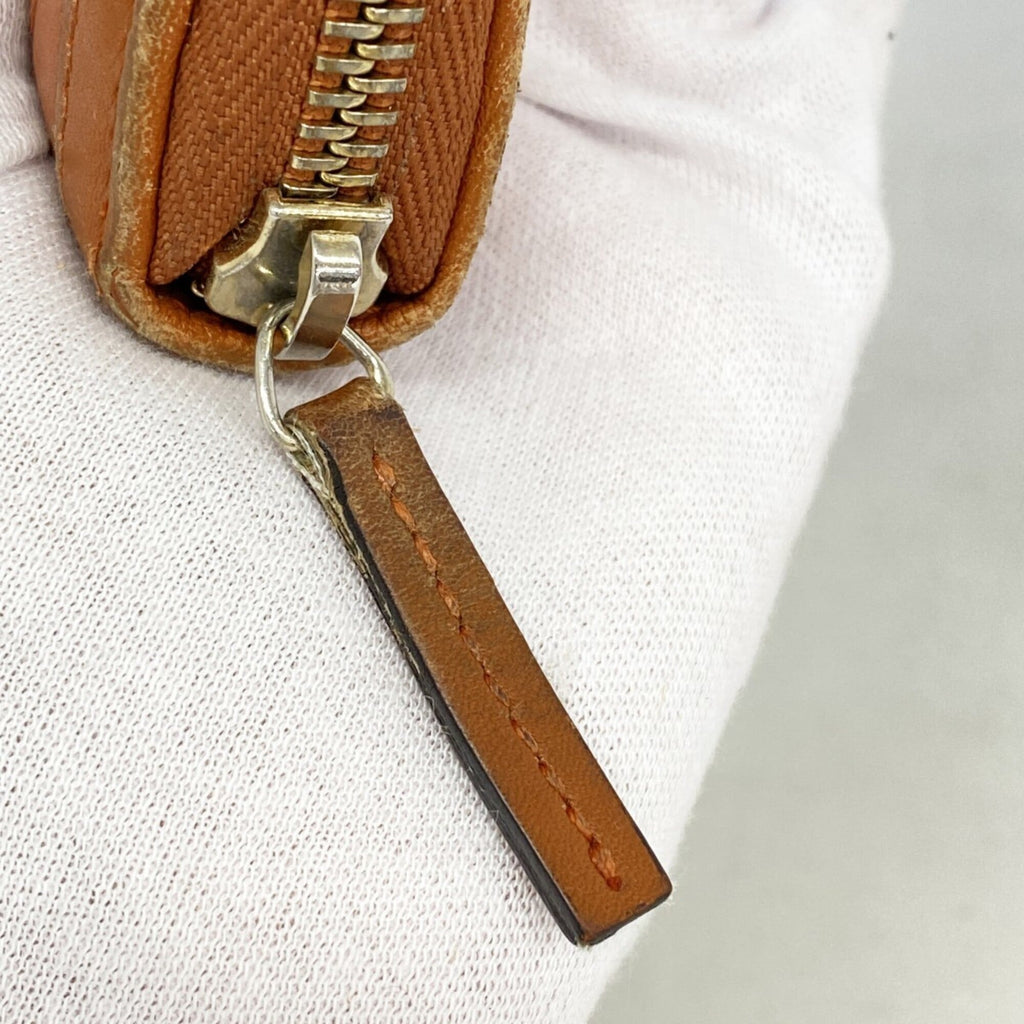 Gucci Orange Leather Long Wallet (Bi-Fold) (Pre-Owned)