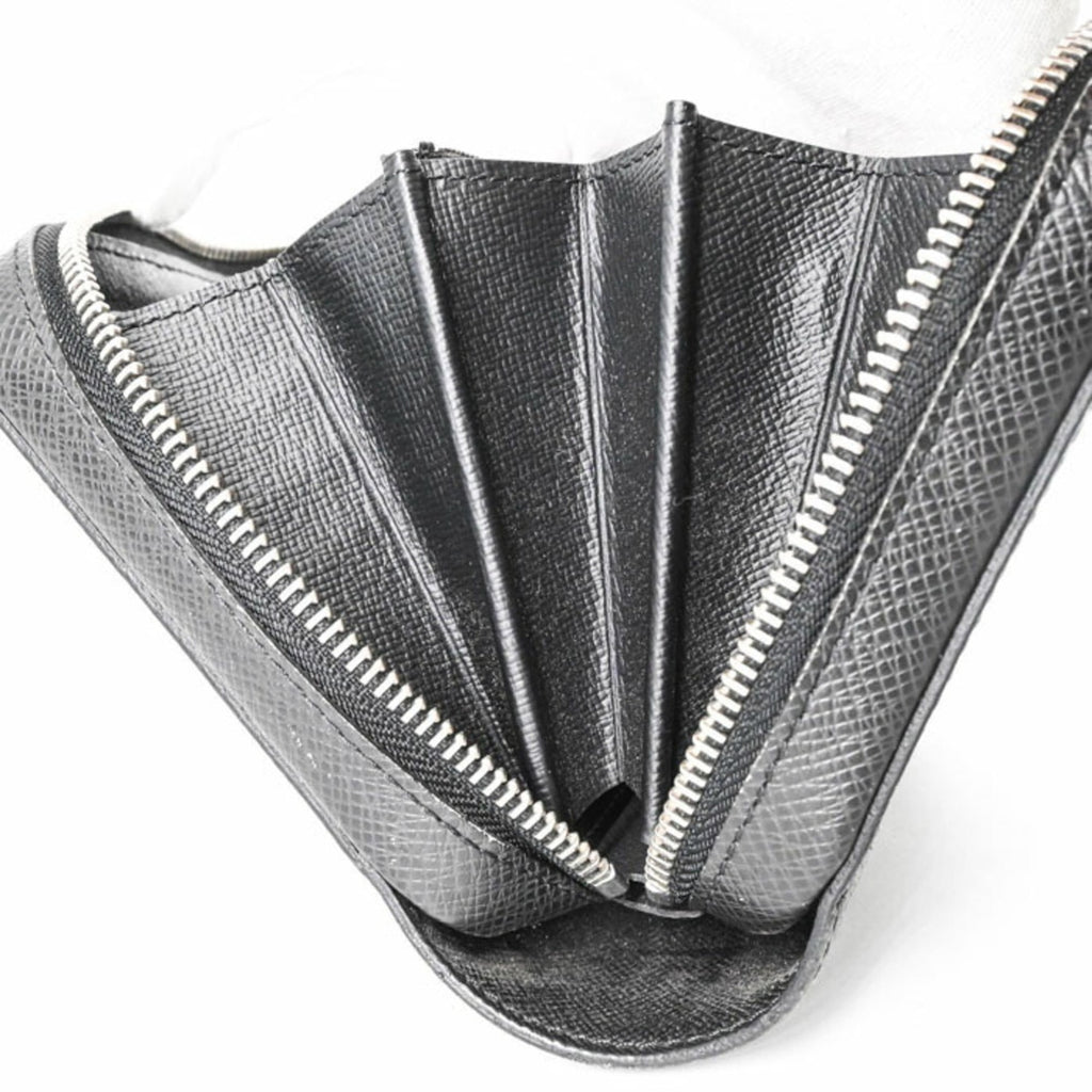 Louis Vuitton Black Monogram Eclipse Taiga Leather Long Wallet