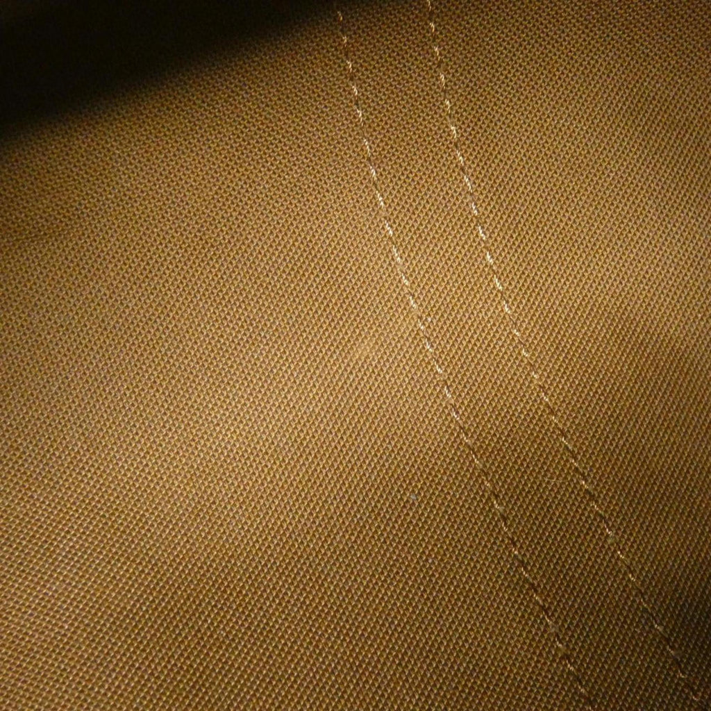 Louis Vuitton Black Brown Coated Canvas Shoulder Bag