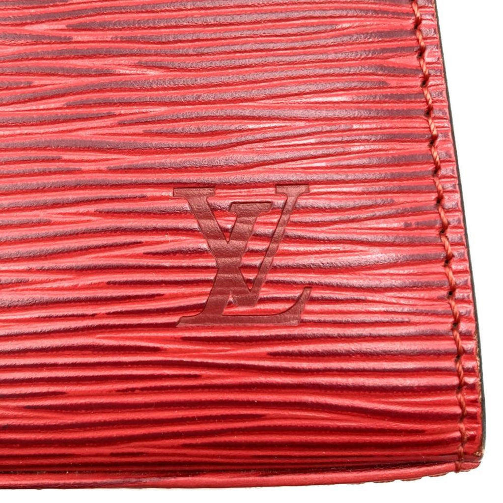 Louis Vuitton Red Color Epi Leather Handbag