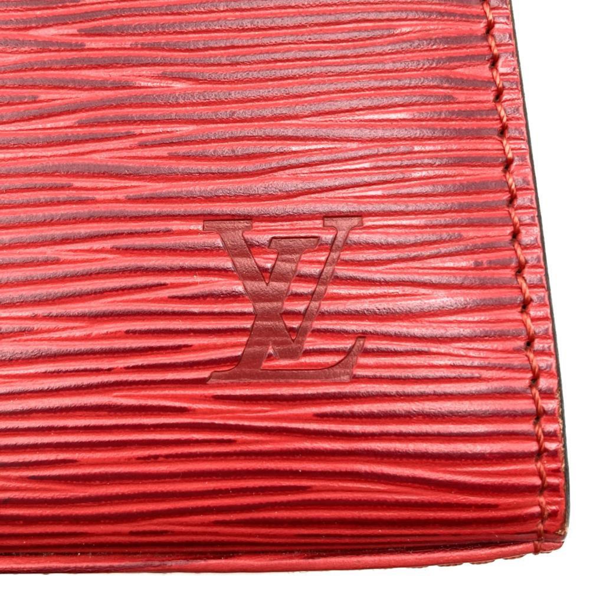 Louis Vuitton Red Color Epi Leather Handbag