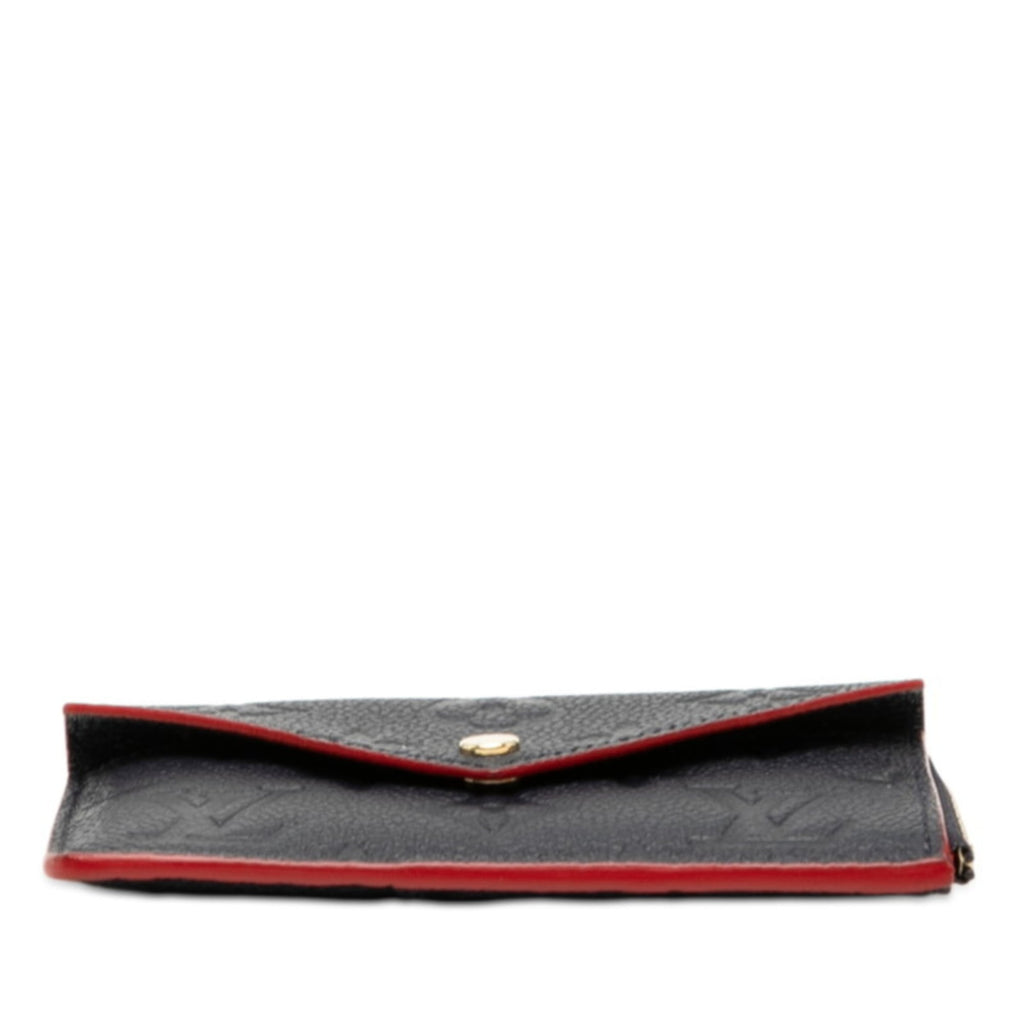 Louis Vuitton Marine Rouge Navy Leather Coin Purse/Coin Case