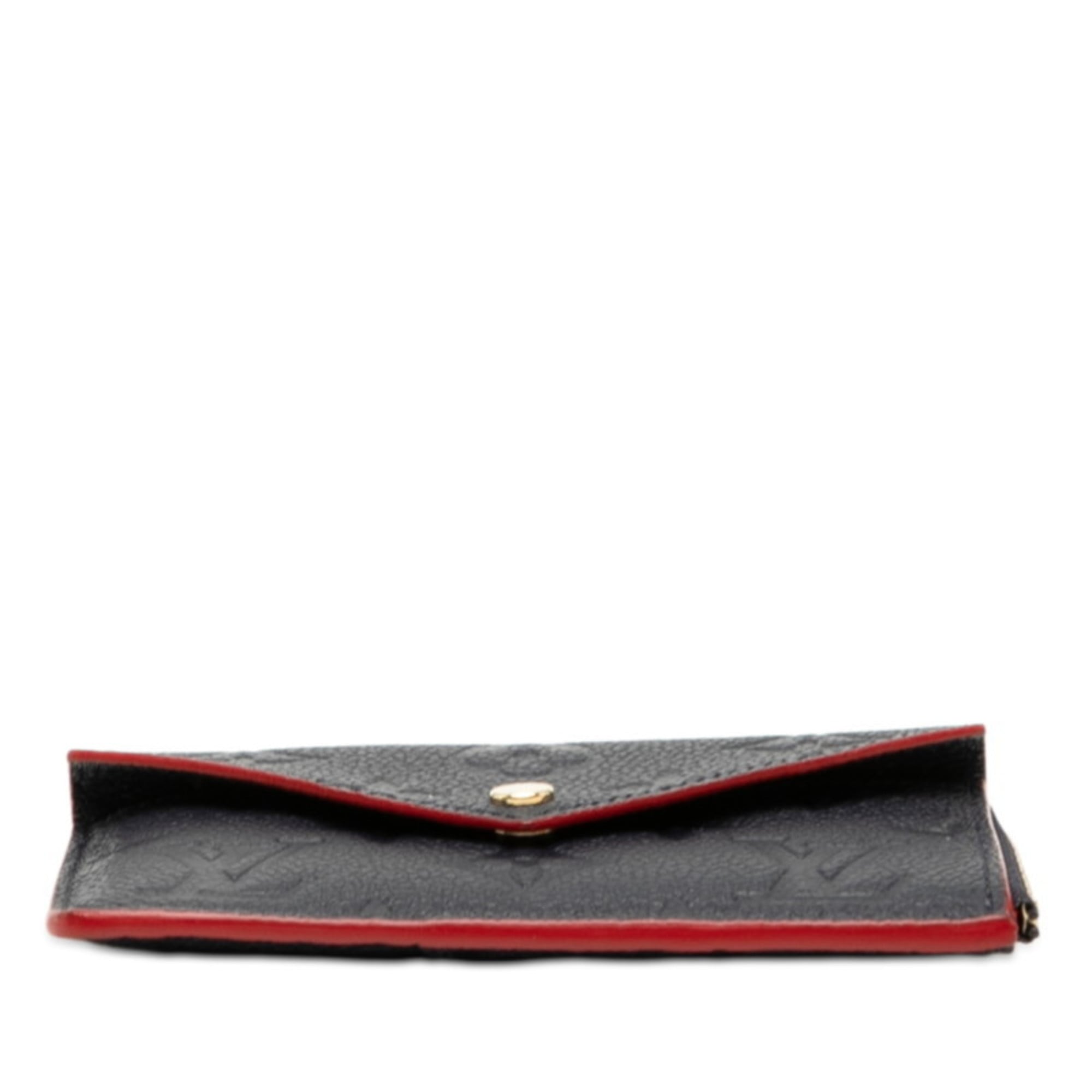 Louis Vuitton Marine Rouge Navy Leather Coin Purse/Coin Case