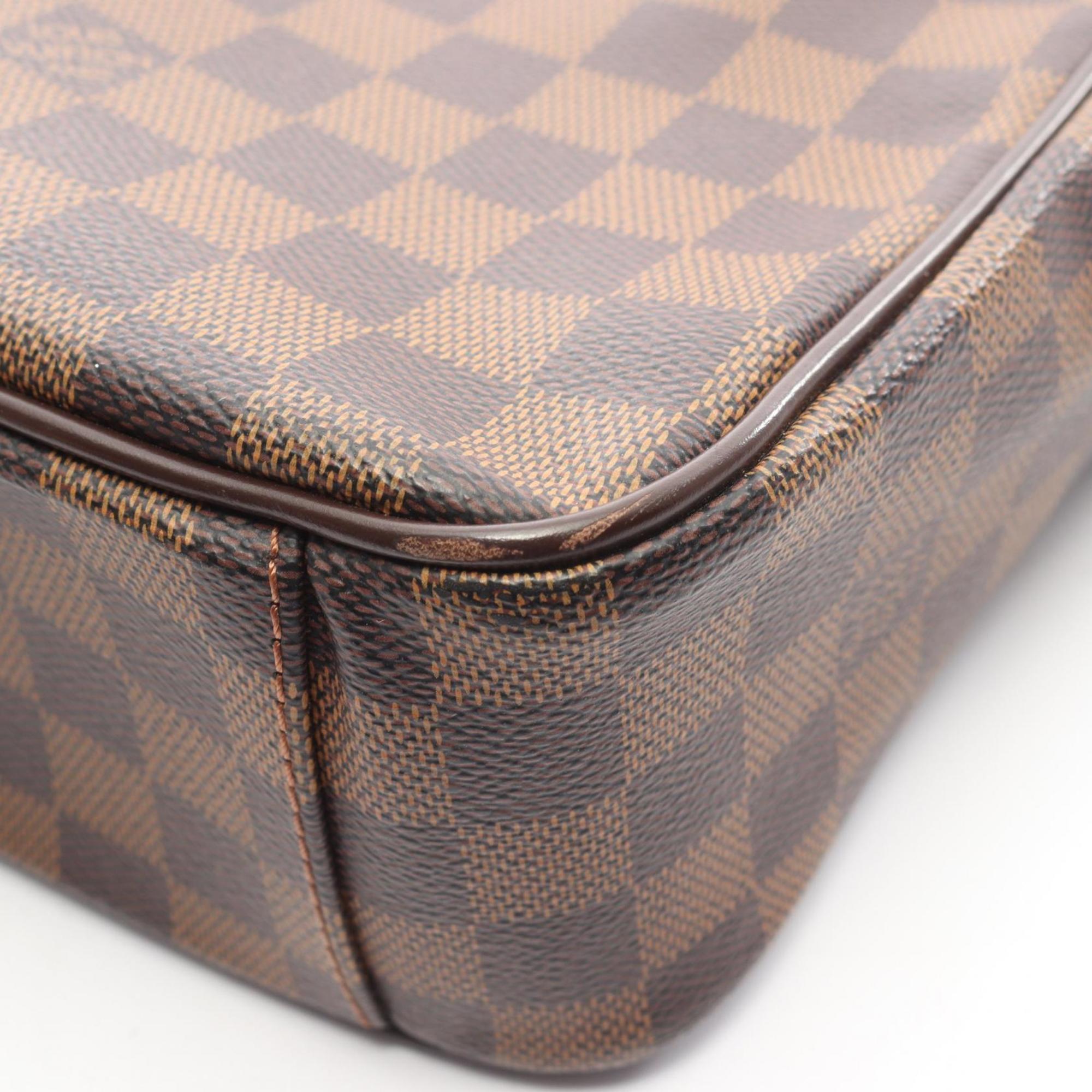 Louis Vuitton Brown Damier Canvas Coated Canvas Leather Damier Canvas Handbag Shoulder Bag