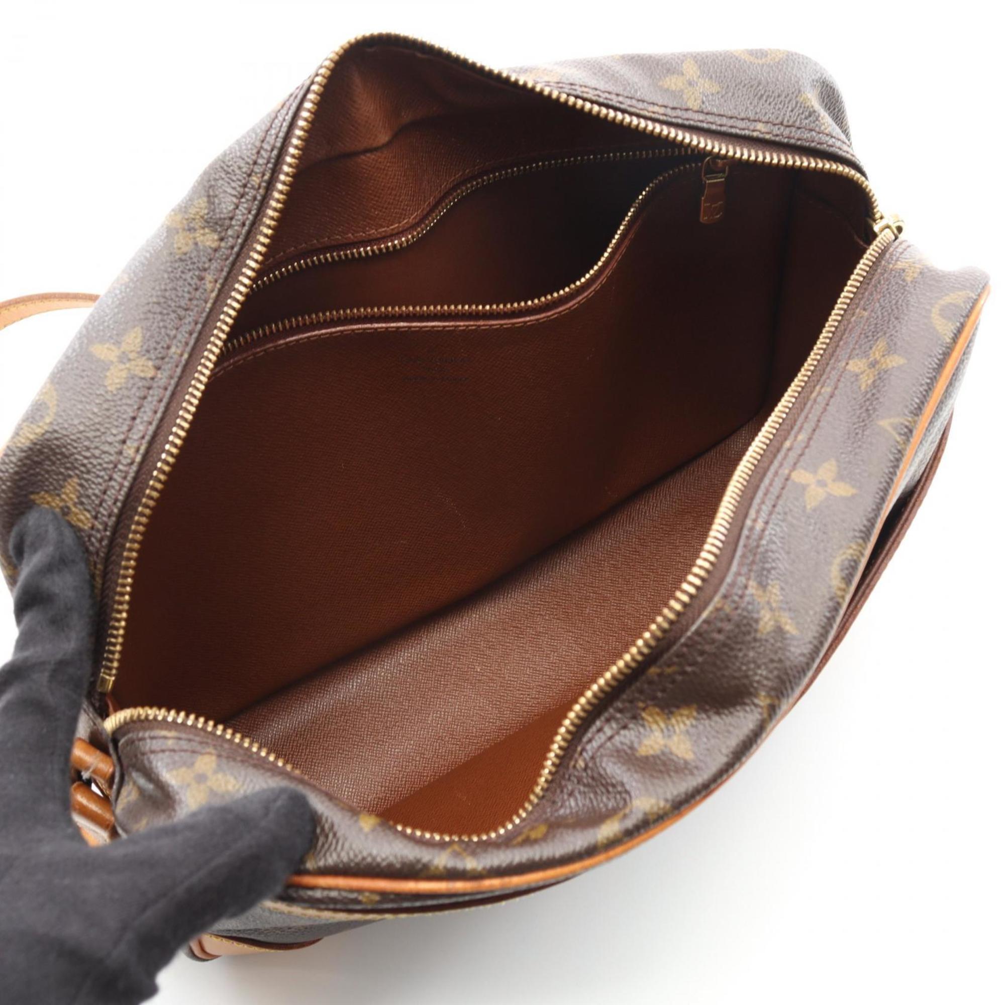Louis Vuitton Brown Coated Canvas Pvc Monogram Leather Shoulder Bag