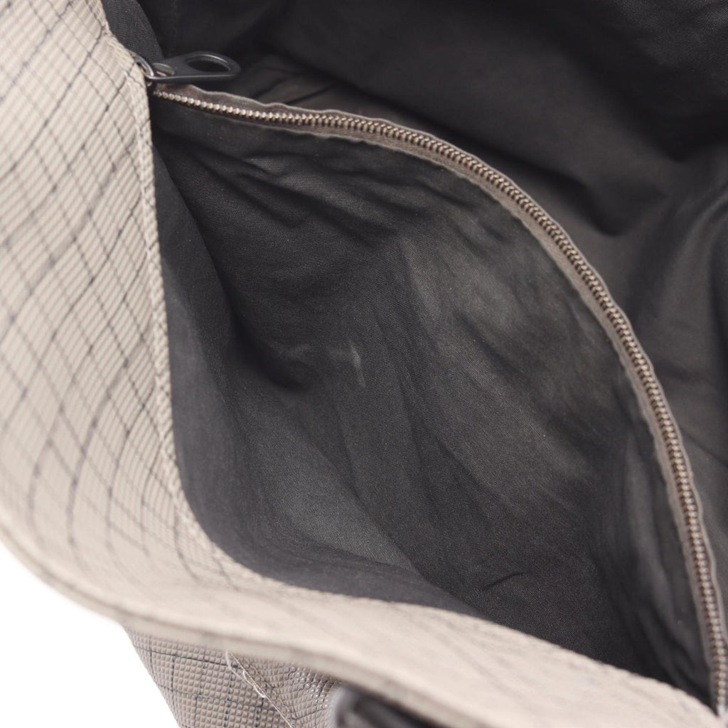 Bottega Veneta Gray Coated Canvas Leather Tote Bag