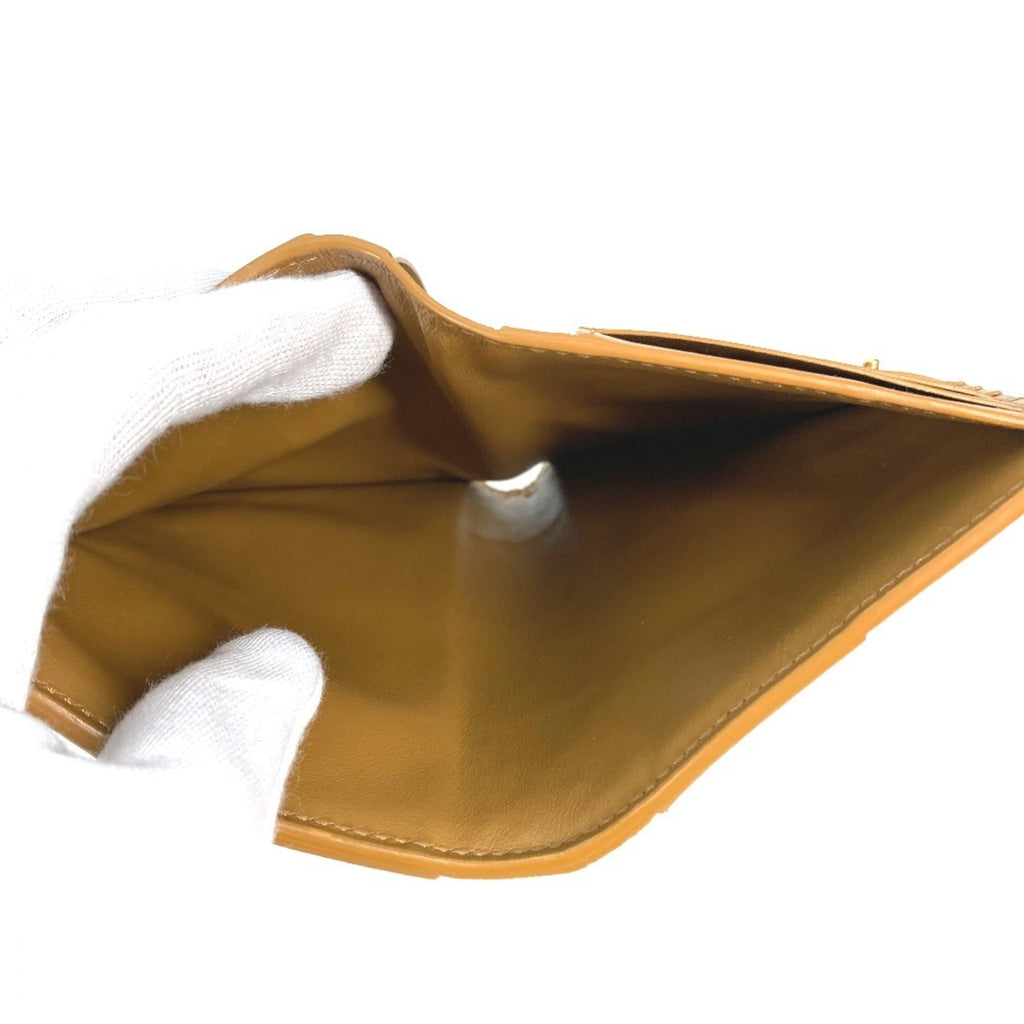 Bottega Veneta Beige Leather Wallet (Bi-Fold)