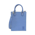 Louis Vuitton Blue Leather Handbag