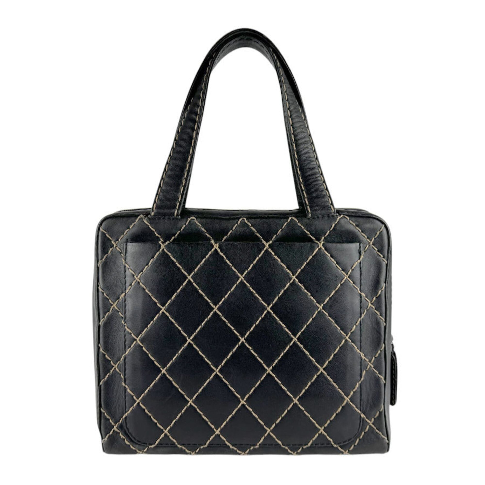 Chanel Black Leather Handbag