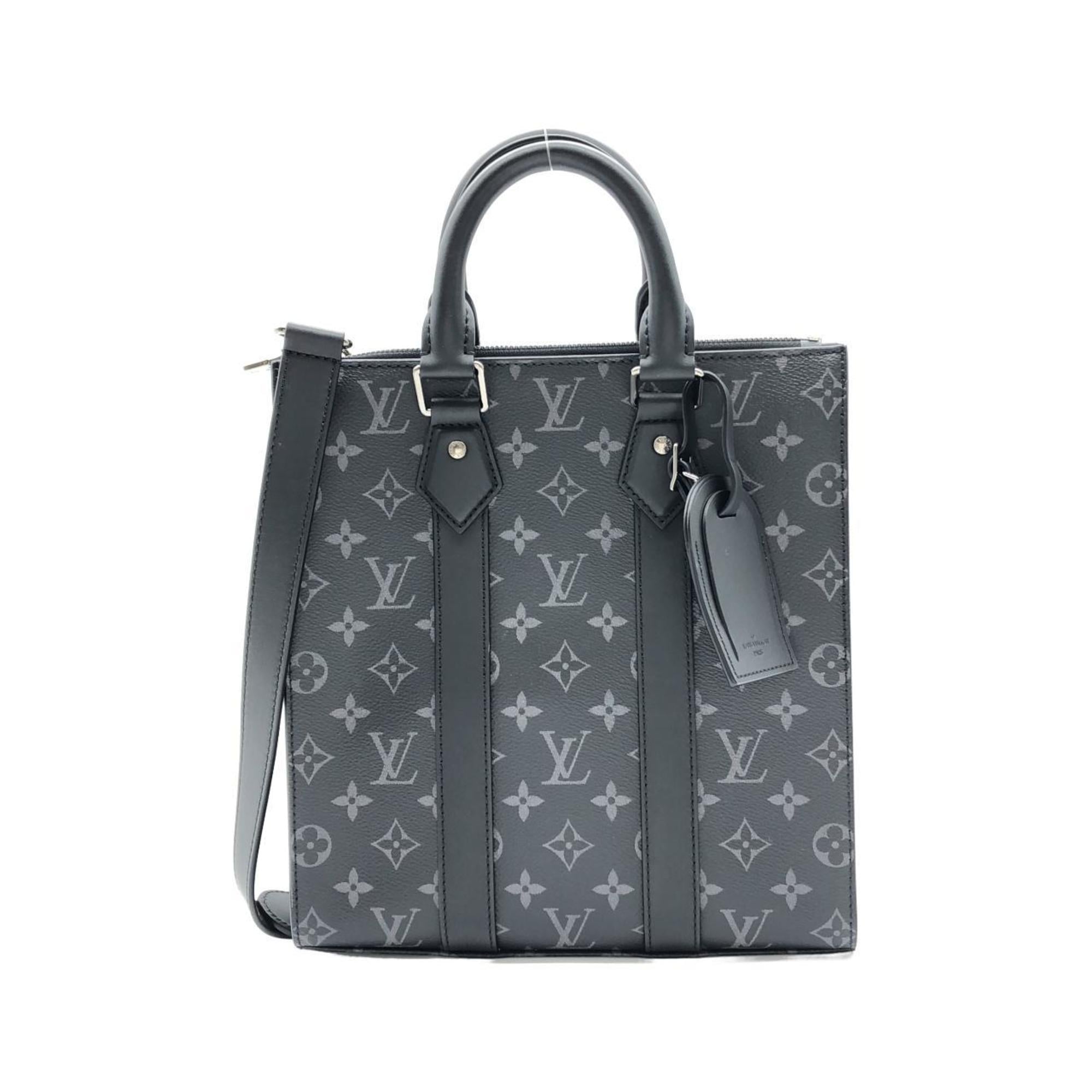Louis Vuitton Black Coated Canvas Handbag