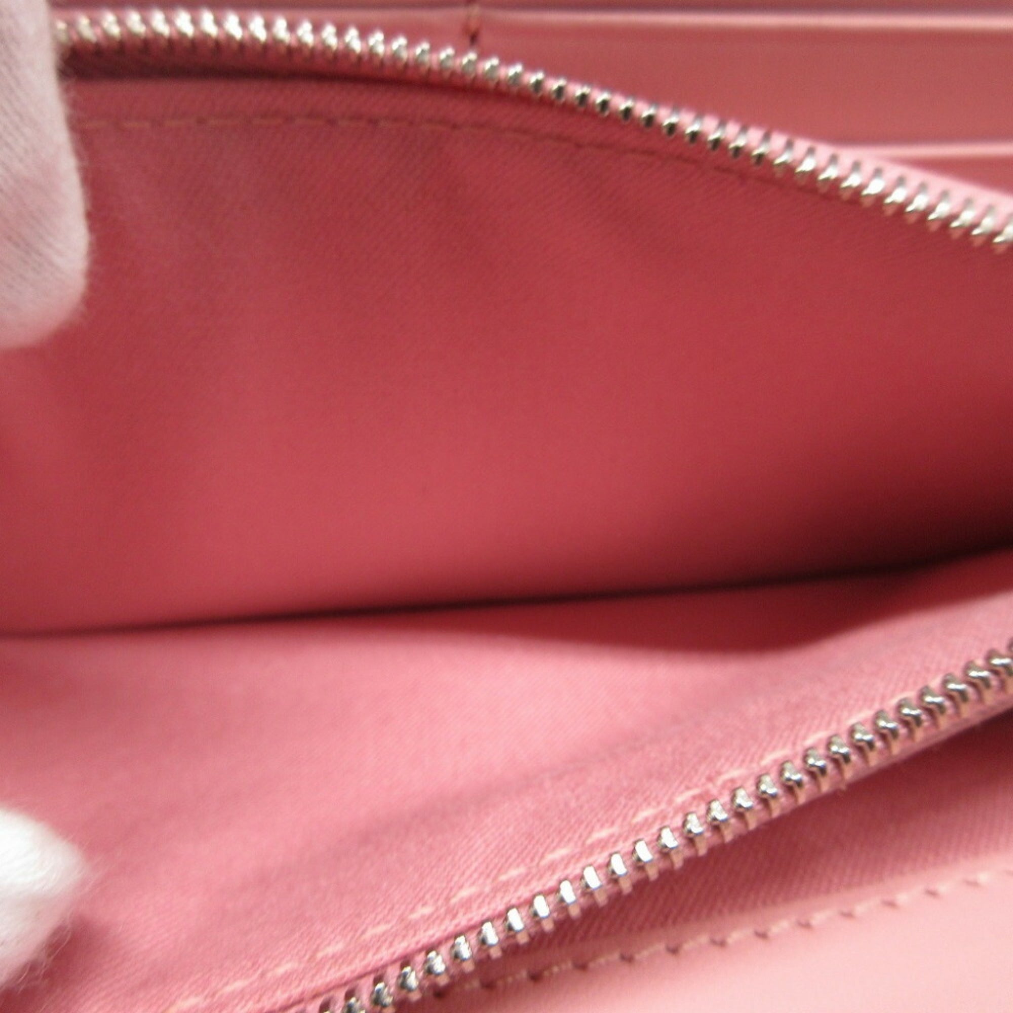 Fendi Pink Leather Long Wallet (Bi-Fold)