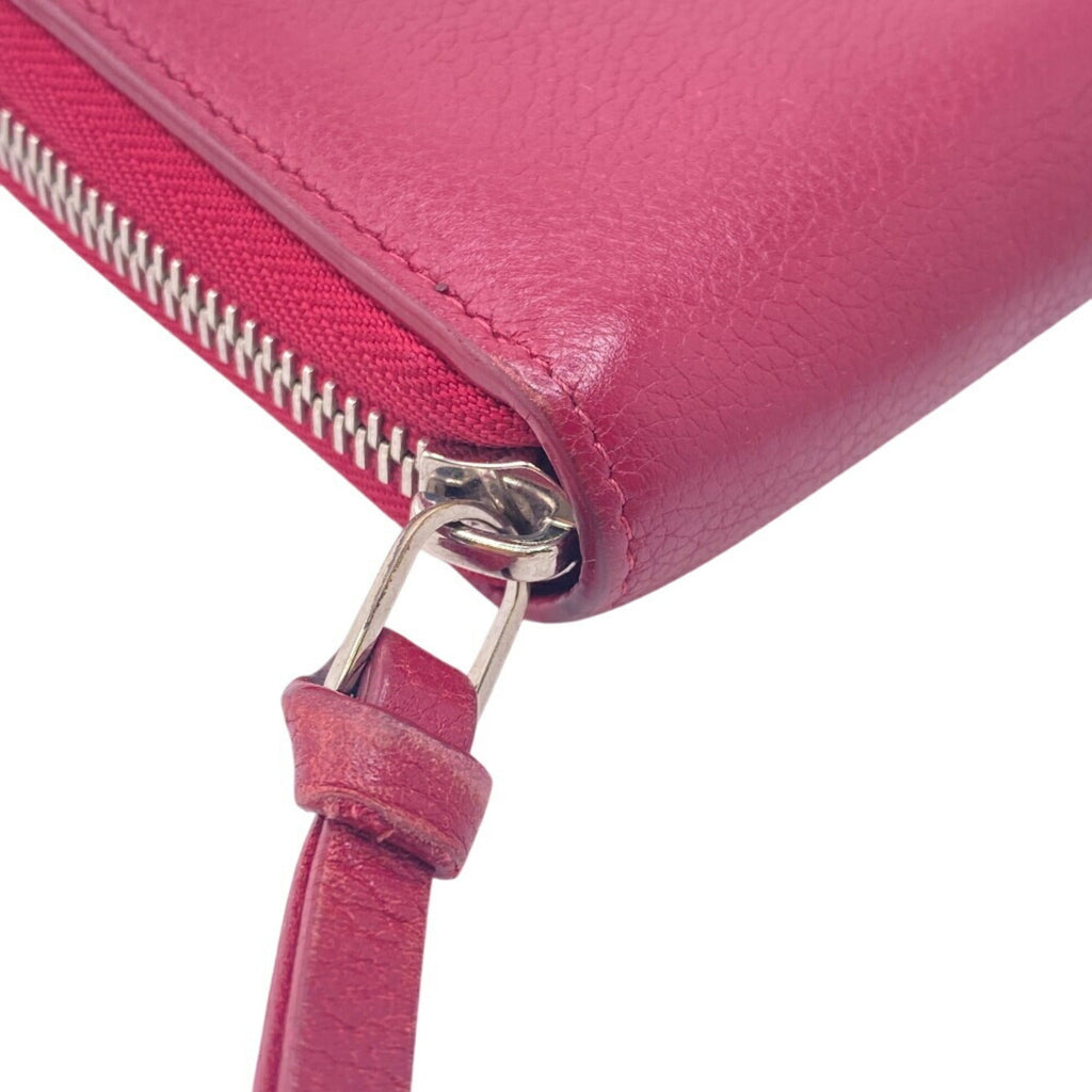 Louis Vuitton Wine Leather Long Wallet