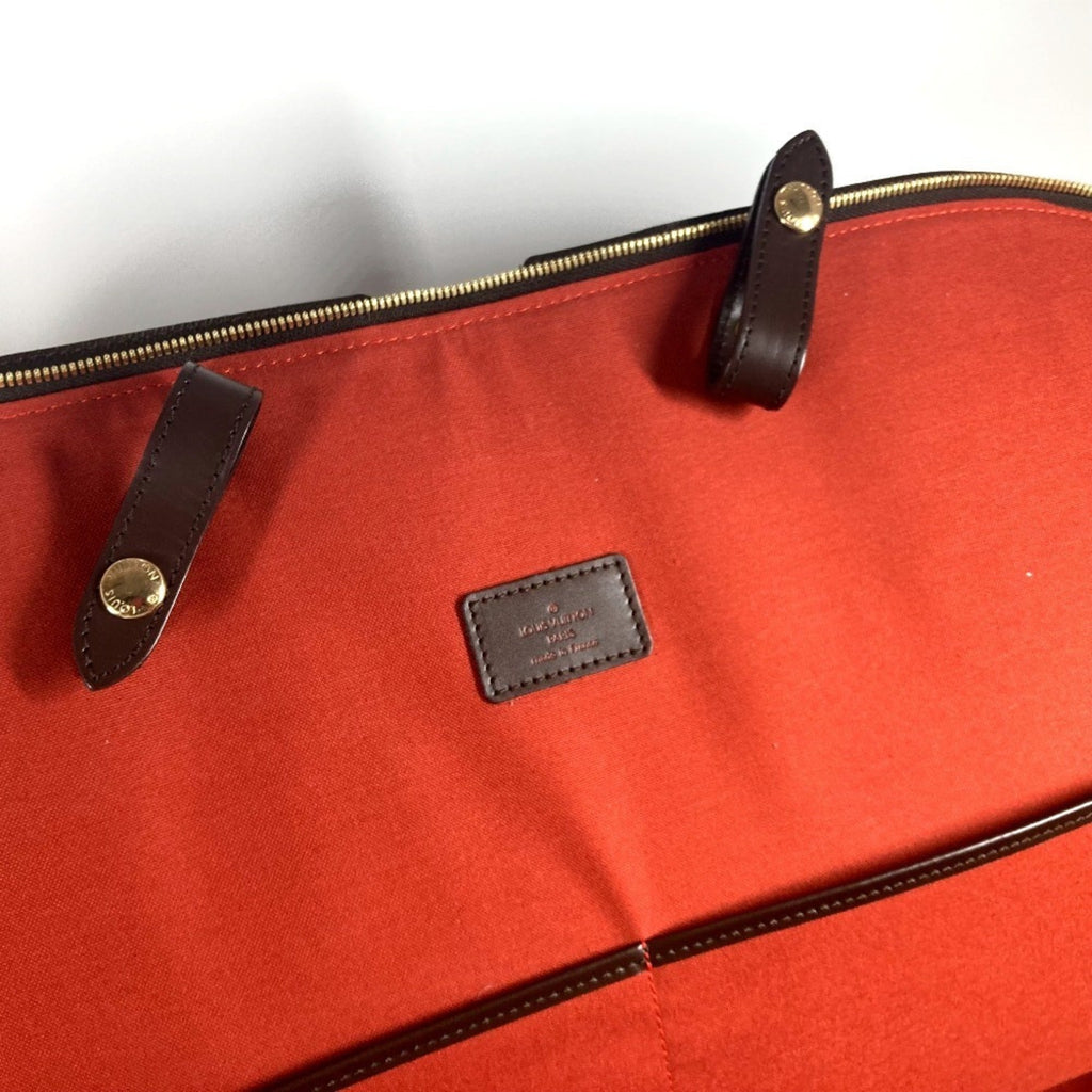 Louis Vuitton Brown Damier Canvas Ebene Damier Canvas Boston Bag