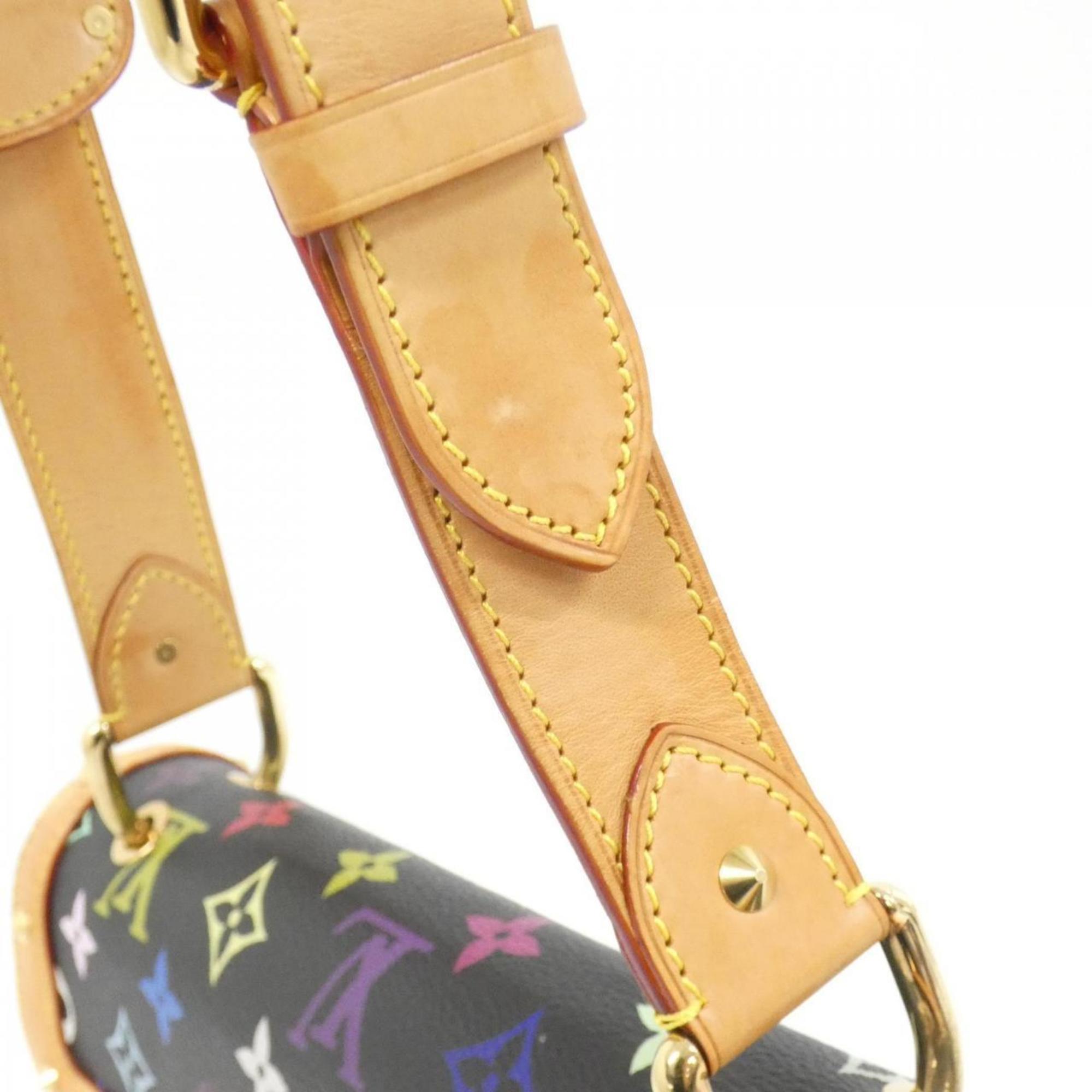 Louis Vuitton Black Coated Canvas Shoulder Bag