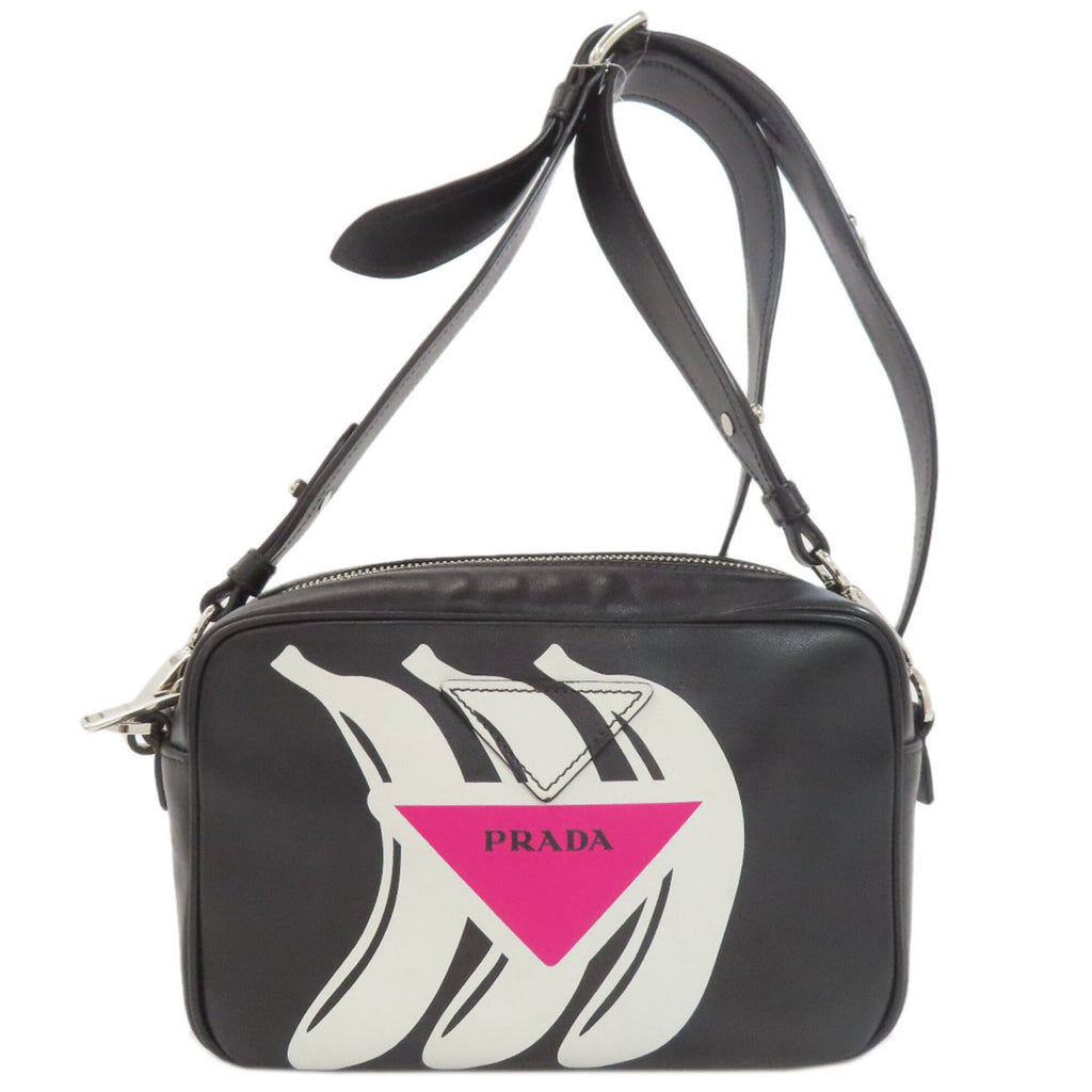 Prada Black Leather Shoulder Bag