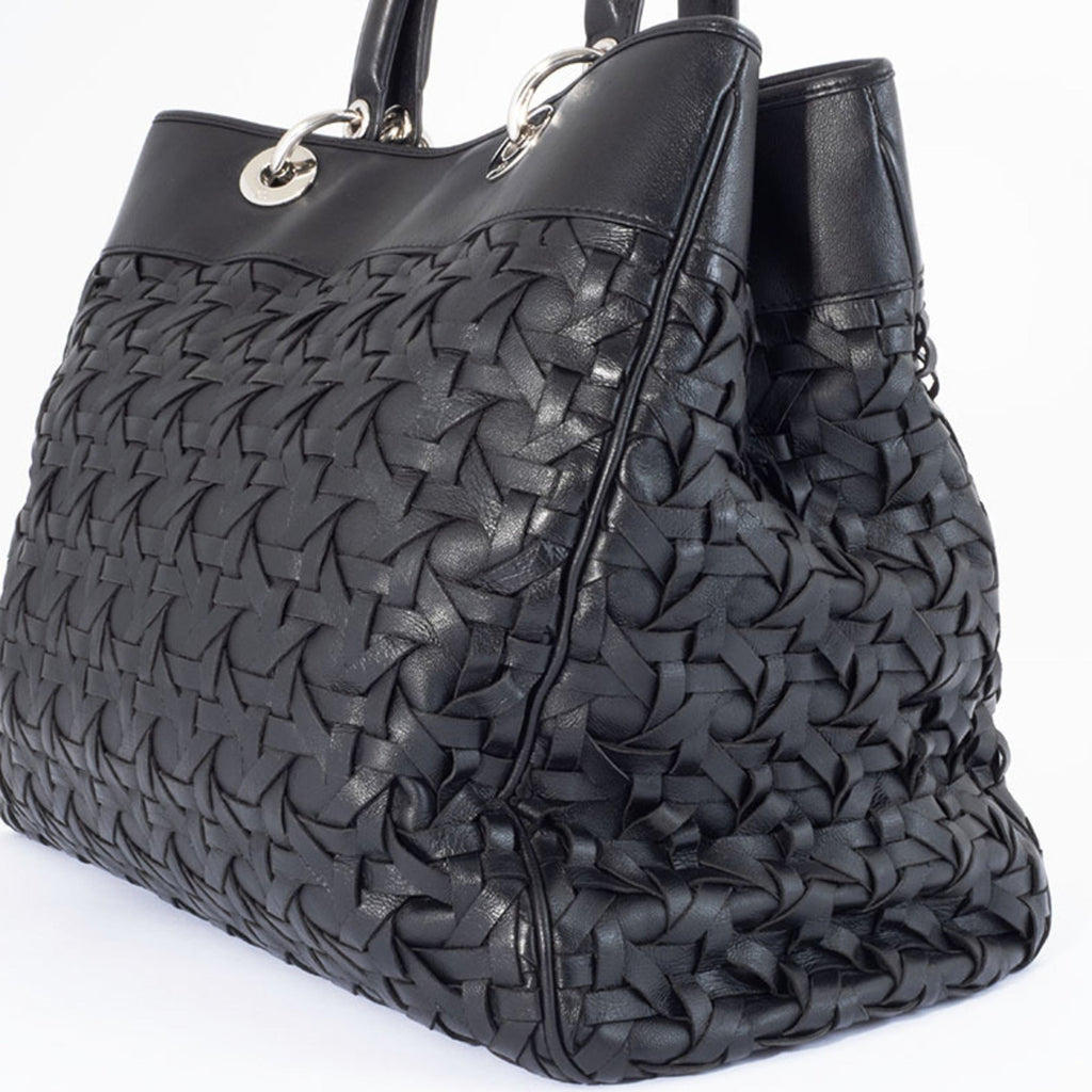 Christian Dior Black Leather Handbag (Pre-Owned)
