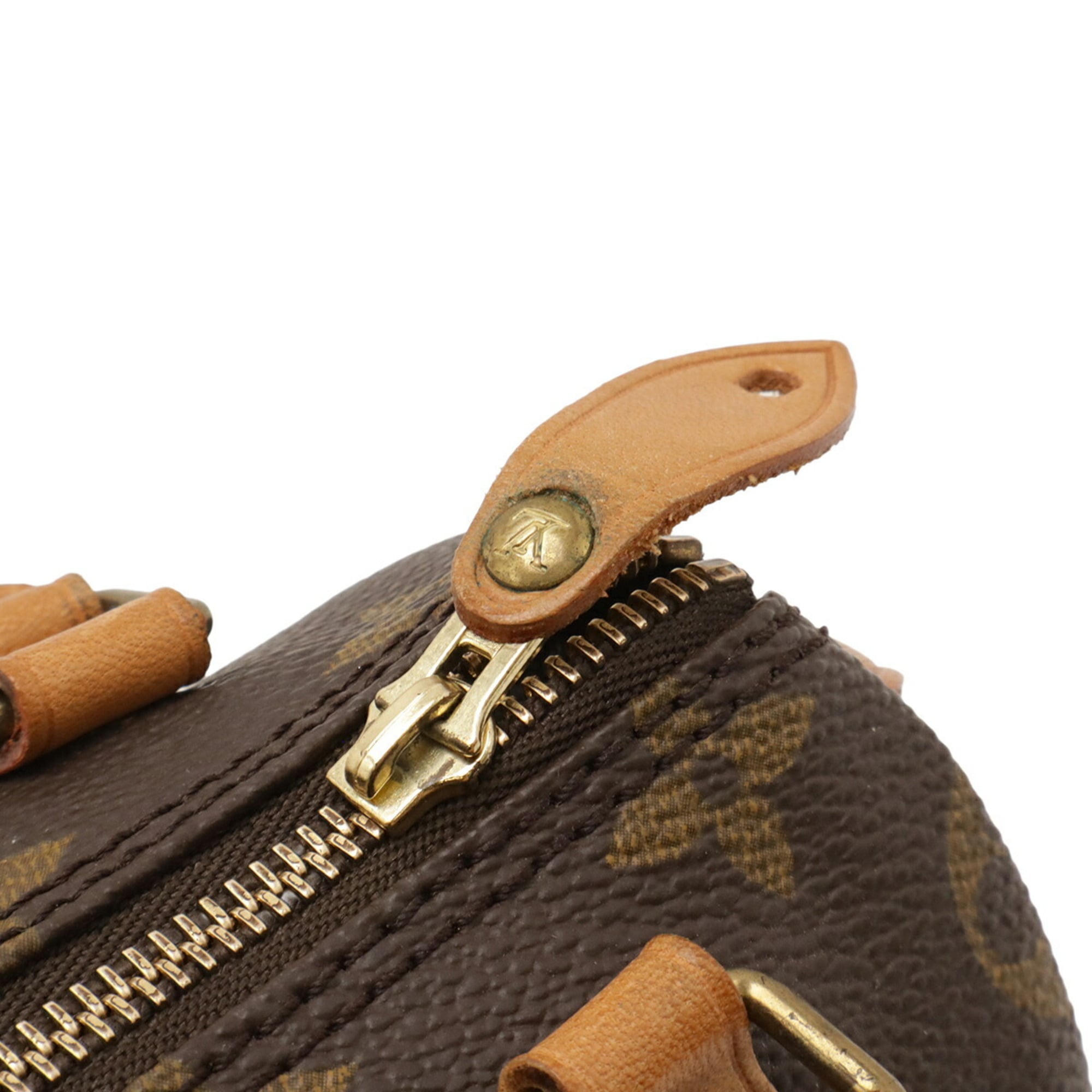 Louis Vuitton Brown Monogram Canvas Handbag Pouch Shoulder Bag