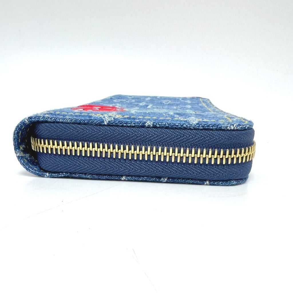 Louis Vuitton Monogram Denim Blue Monogram Denim Long Wallet