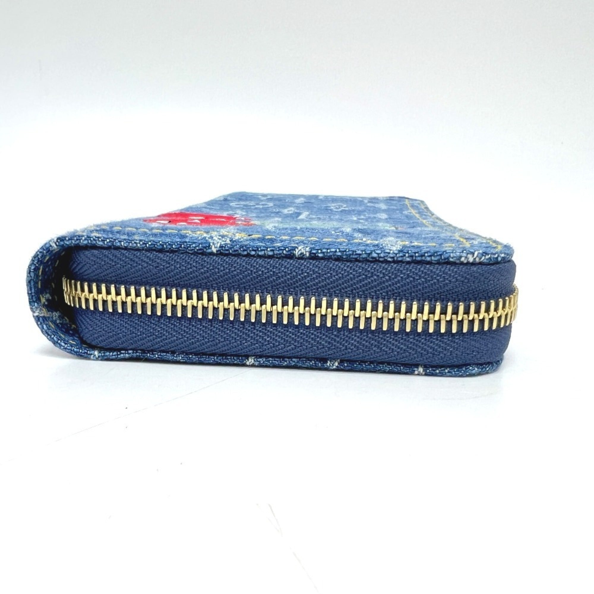 Louis Vuitton Monogram Denim Blue Monogram Denim Long Wallet
