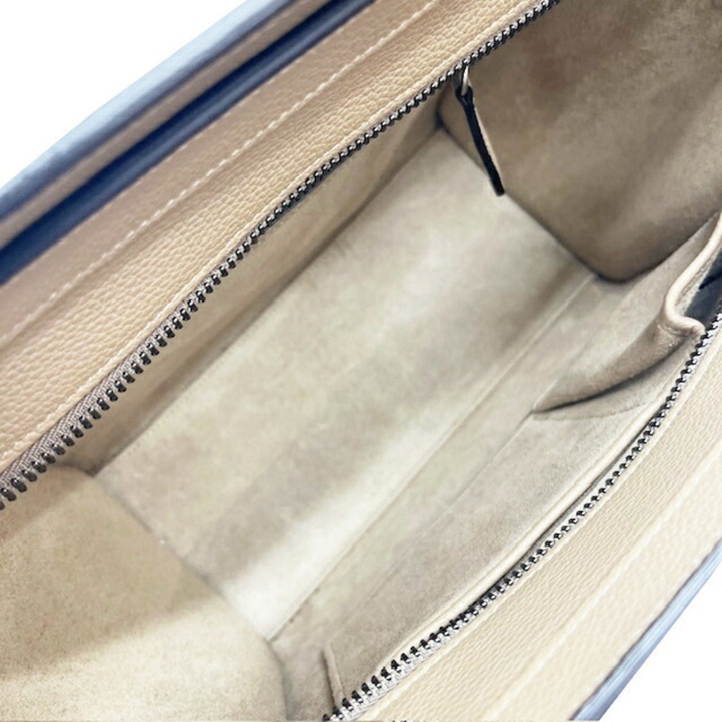 Celine Grayish Leather Handbag Tote Bag