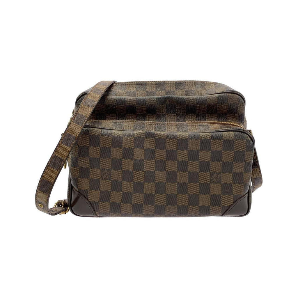 Louis Vuitton Brown Coated Canvas Shoulder Bag