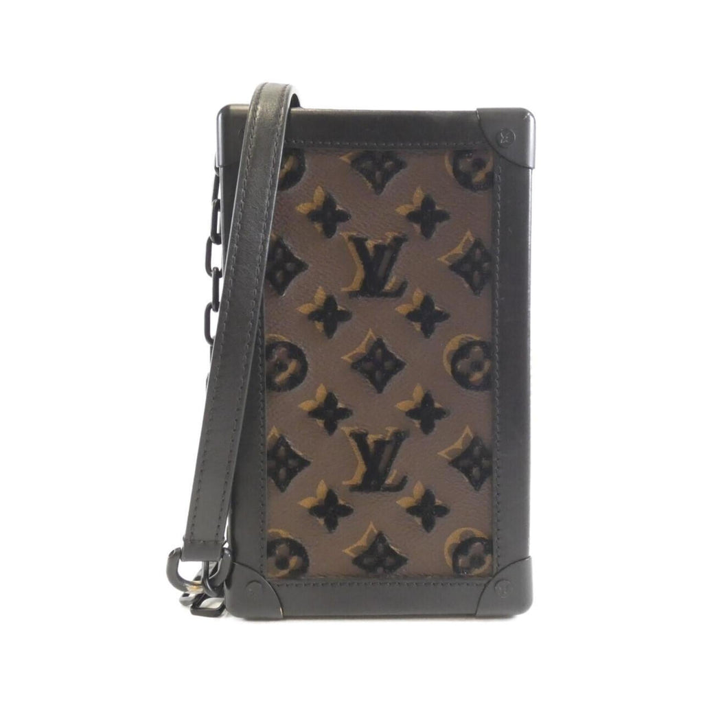 Louis Vuitton Black Marron Coated Canvas Shoulder Bag