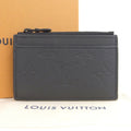 Louis Vuitton Black Noir Monogram Shadow Coin Purse/Coin Case